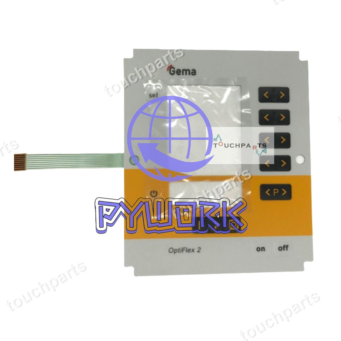 CG09 Keypad Membrane for Gema Optiflex 2 Powder Coating System CG09 Control