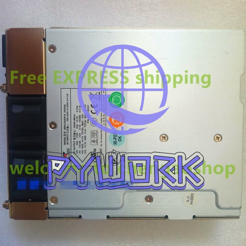 1Pcs MRG-6500P-R 500W Power Supply