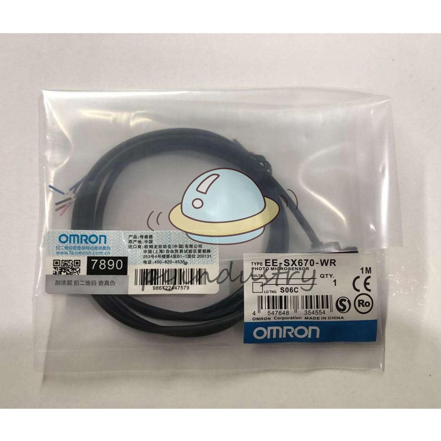 Omron EE-SX670-WR Photo Micro Sensor One EESX670WR