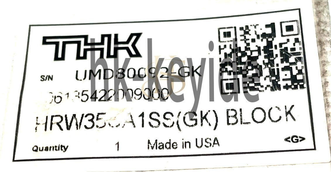 1PCS THK HRW35CA1SS RAIL GUIDE BLOCK UMD80092-GK