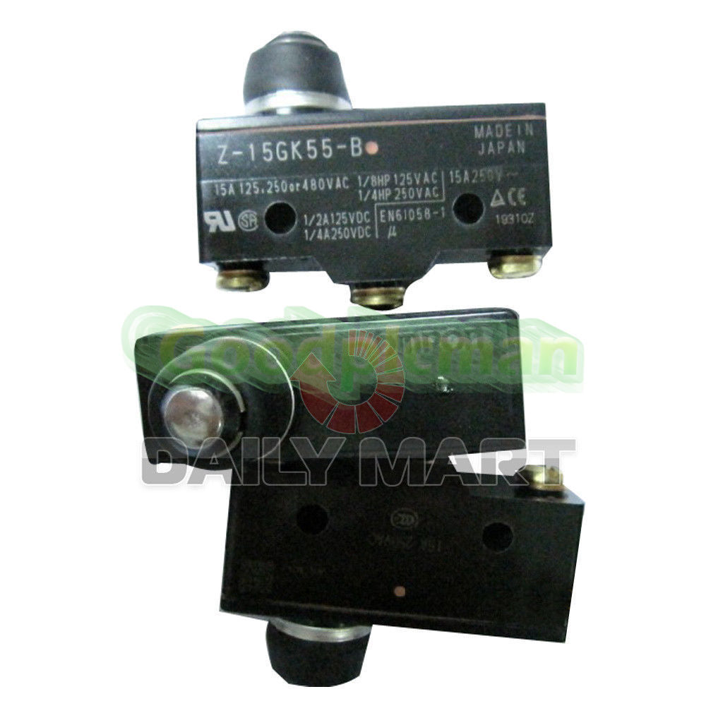 Omron Z-15GK55-B Basic Switch Microswitch with Lever, 15A 125VAC, FREE SHIP