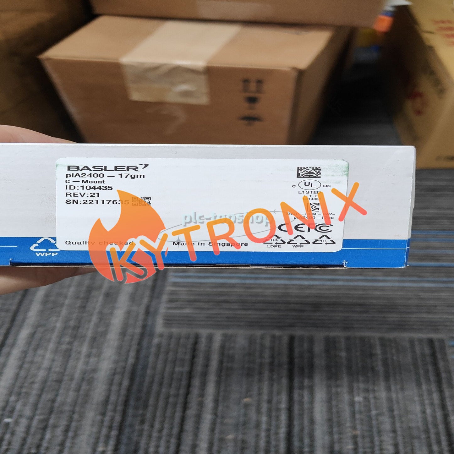 1PCS basler PIA2400-17gm plc