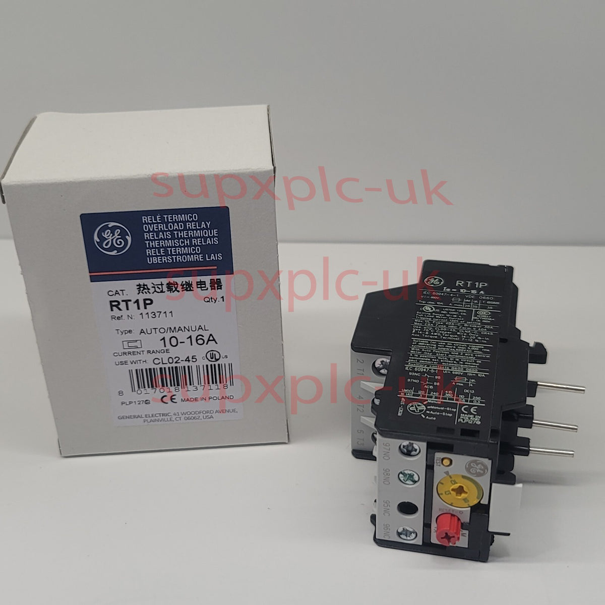 1PCS GENERAL ELECTRIC Overload Relay RT1P 10-16A