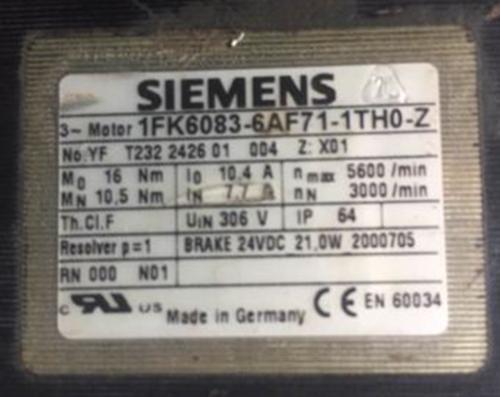 1FK6083-6AF71-1TH0-Z - SIEMENS
