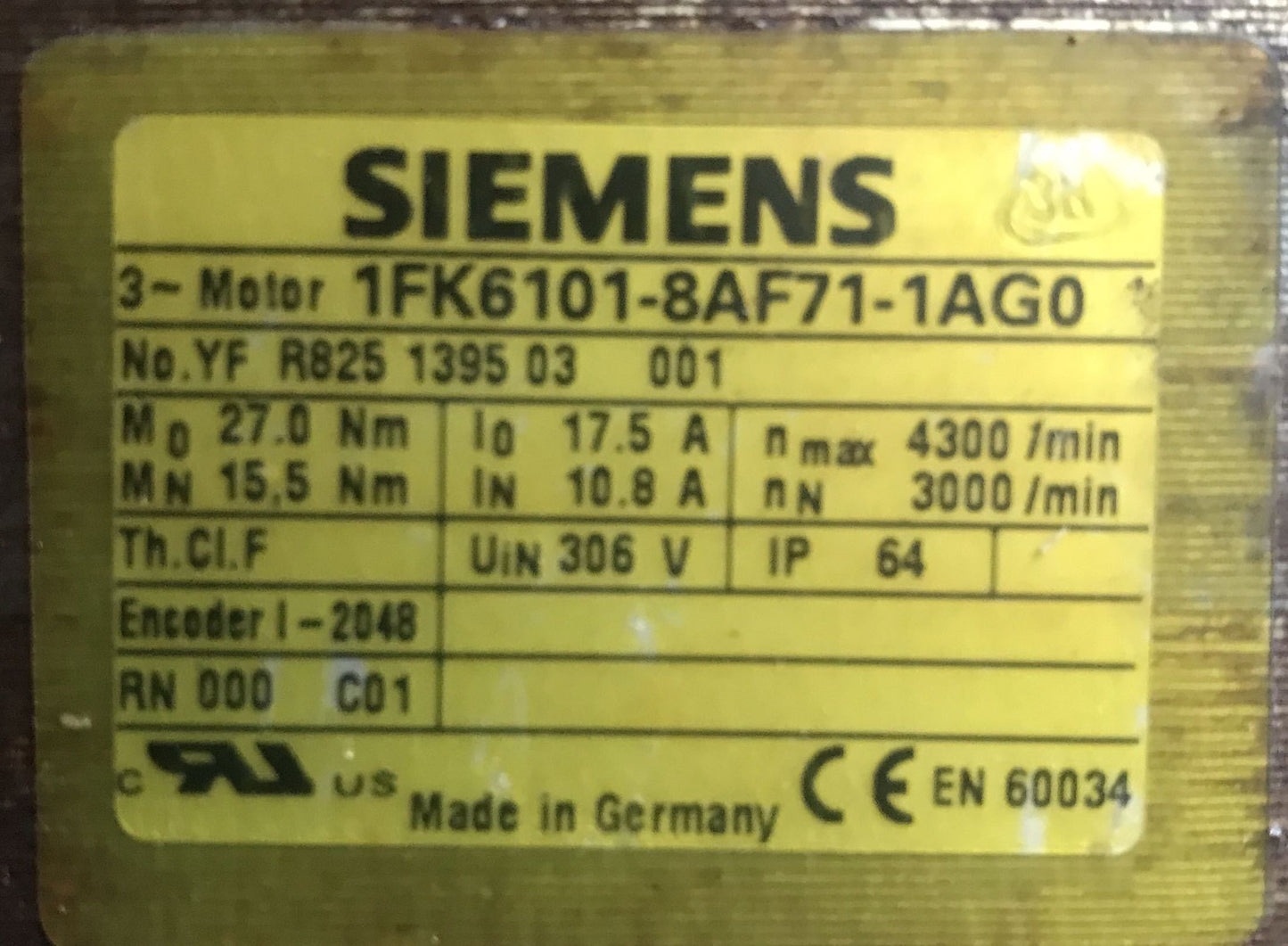 1FK6101-8AF71-1AG0 - SIEMENS
