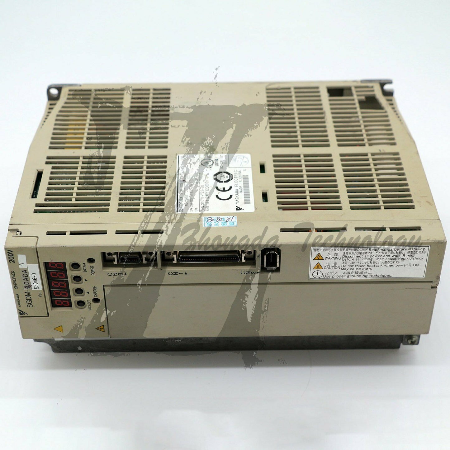 1pc used yaskawa servo driver sgdm-20ada-v - YASKAWA