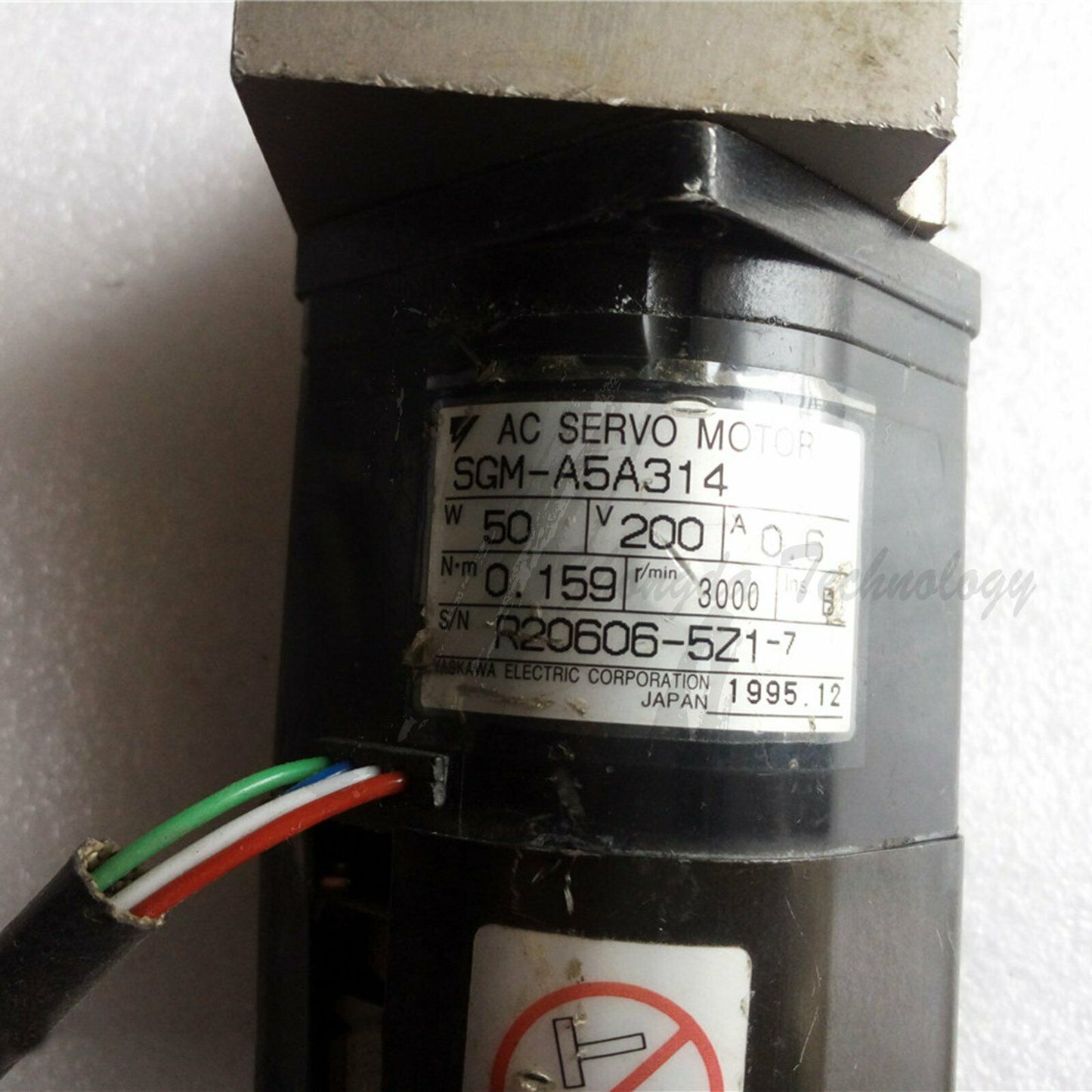 1PC Used Yaskawa servo motor SGM-A5A314 Tested In Good Condition - YASKAWA
