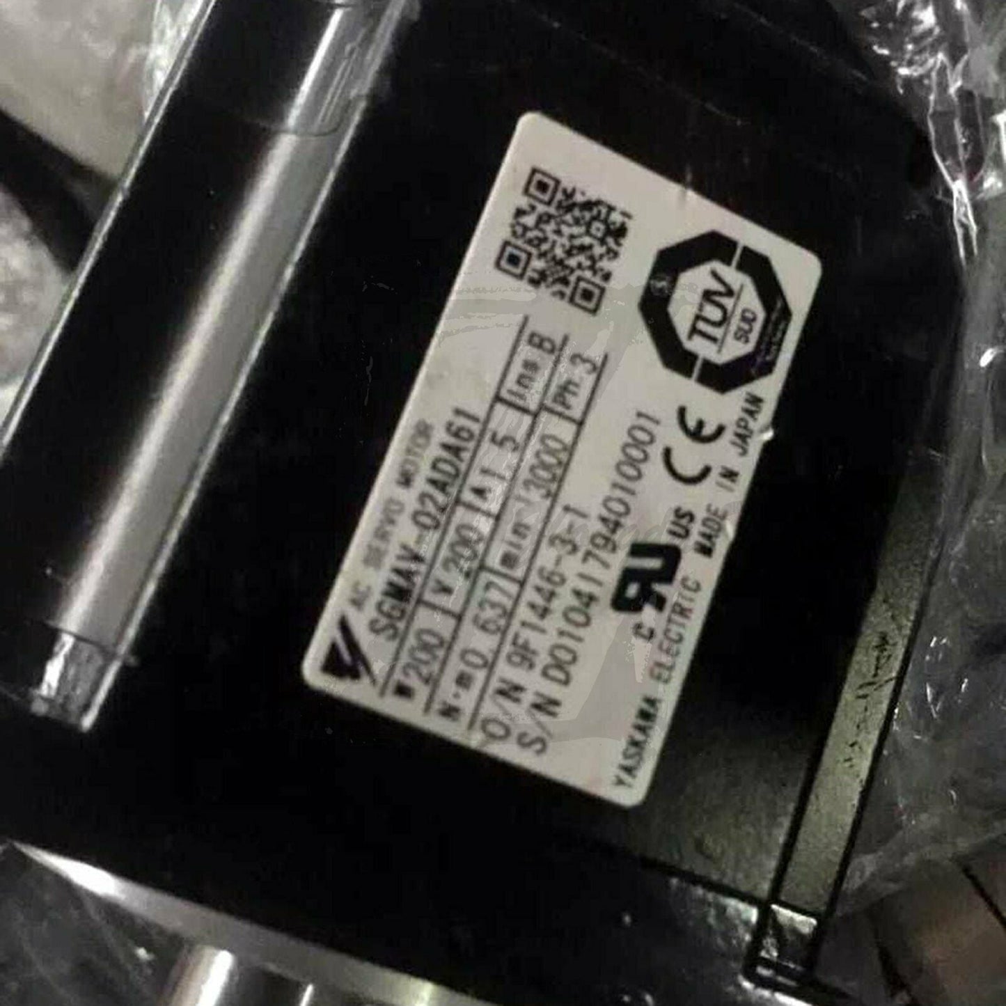 1PC Used Yaskawa servo motor SGMAV-C2ADA61 Tested In Good Condition - YASKAWA