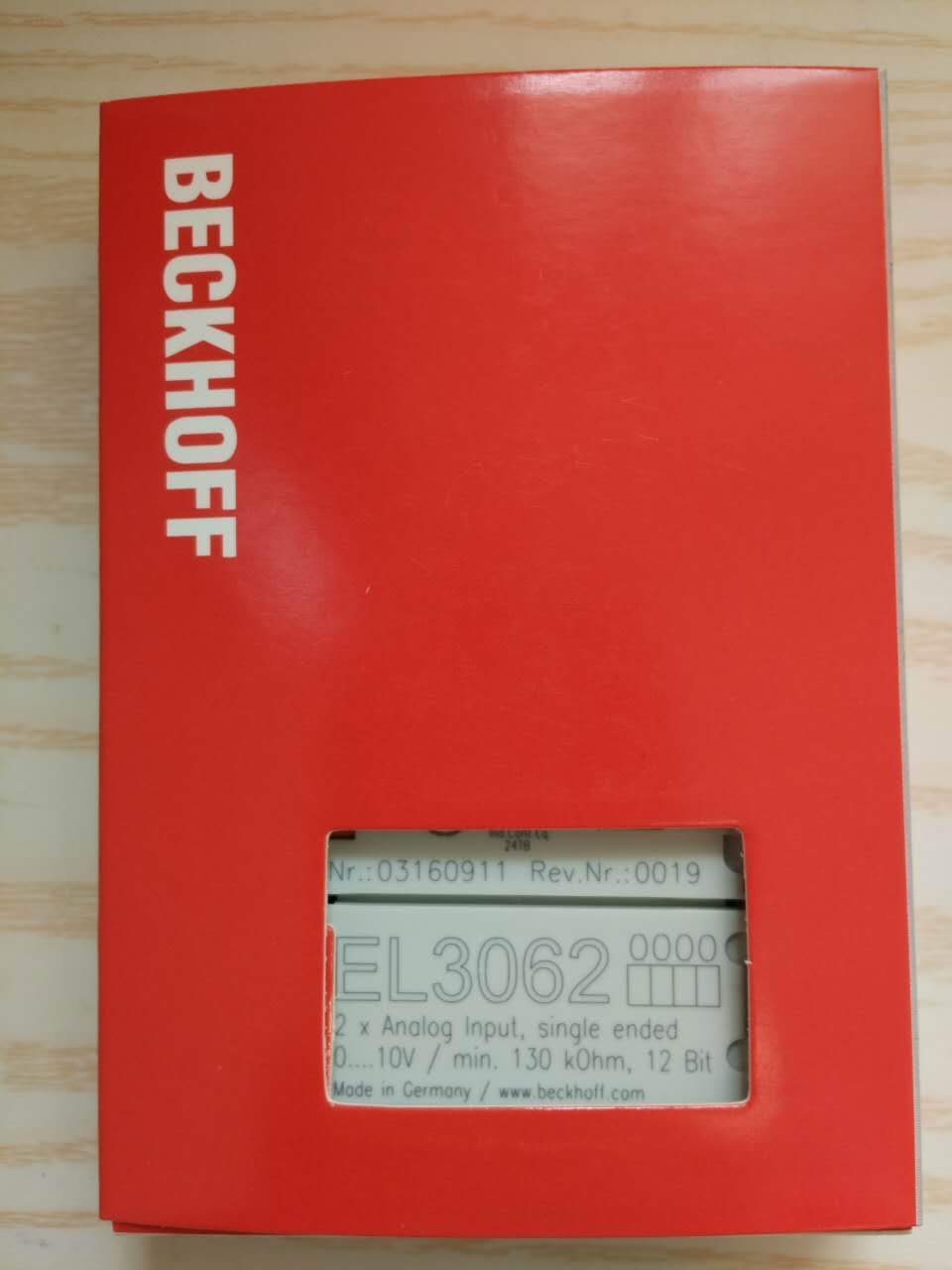 1PCS New Beckhoff EL3062 PLC Module - BECKHOFF