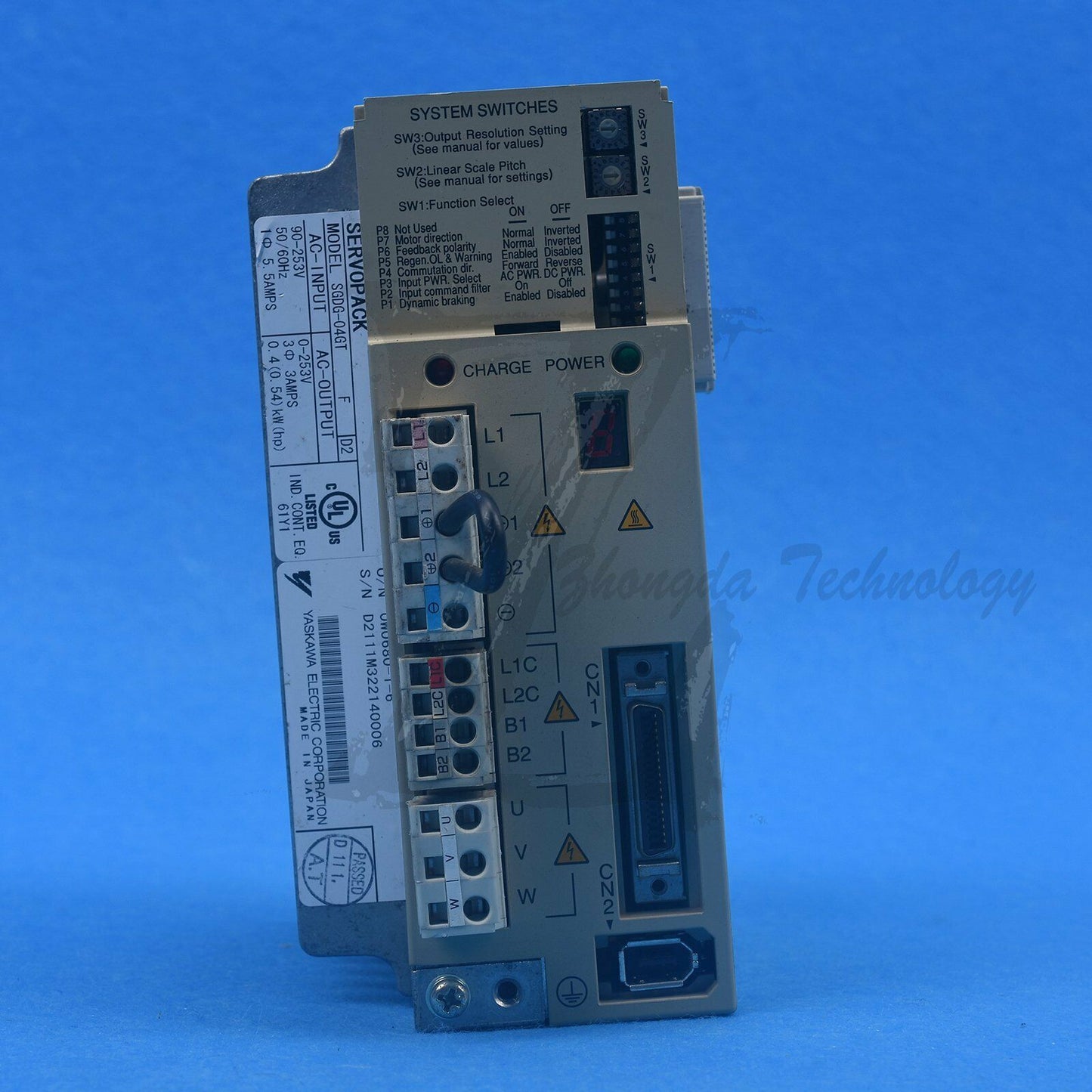 1PCS Used Yaskawa SGDG-04GT Servo Drive Tested In Good Condition - YASKAWA