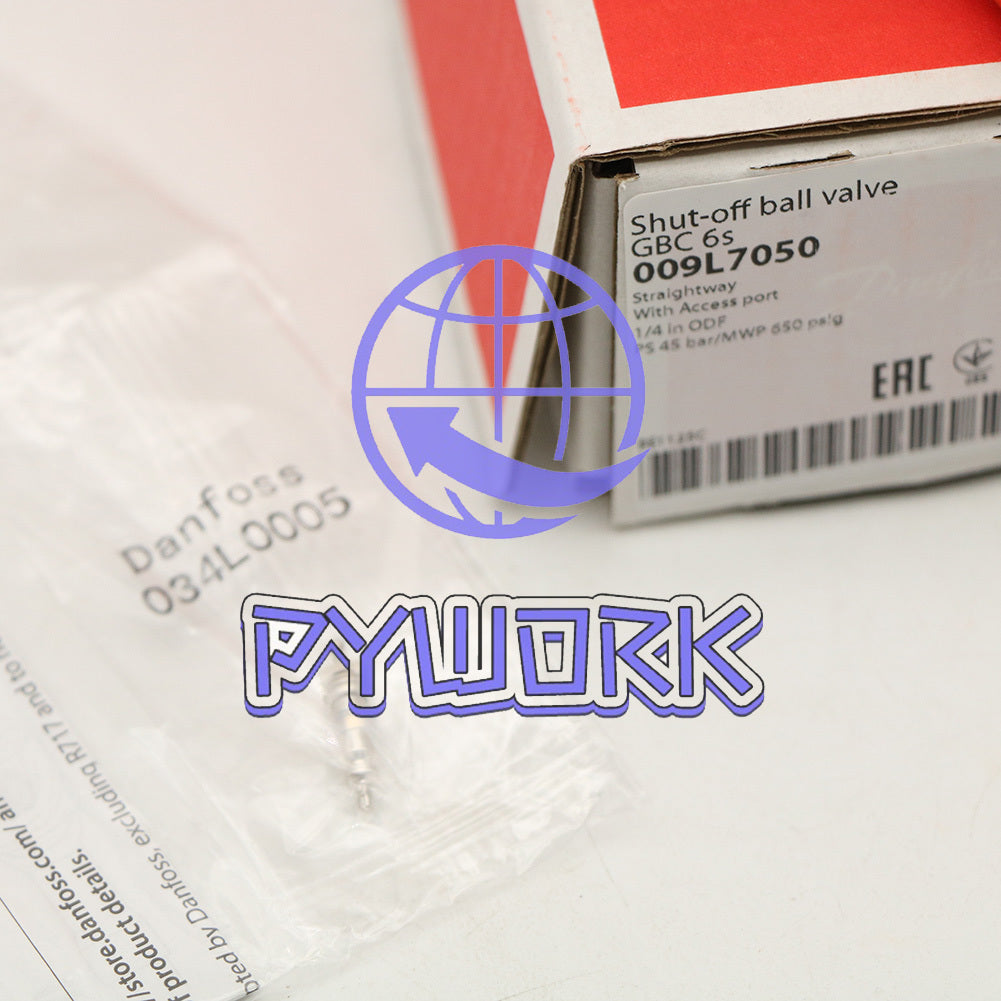 Danfoss 009L7050 1/4in Shut Off Ball Valve ODF GBC 6s Multiple Refrigerant MWP 6