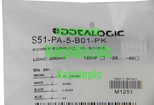 DATALOGIC S51-PA-5-B01-PK Photoelectric Sensor #ke