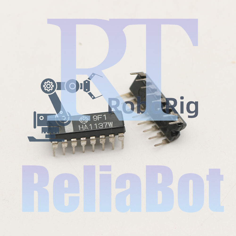 2PCS HITACHI HA1137W DIP-16 FM IF System IC