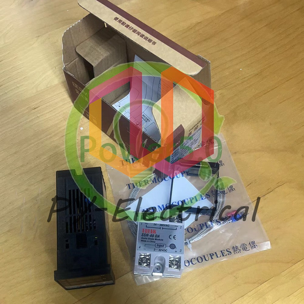 REX-C100 Digital LCD PID Temperature Controller Set+ K Thermocouple+ MaxSSR 40DA