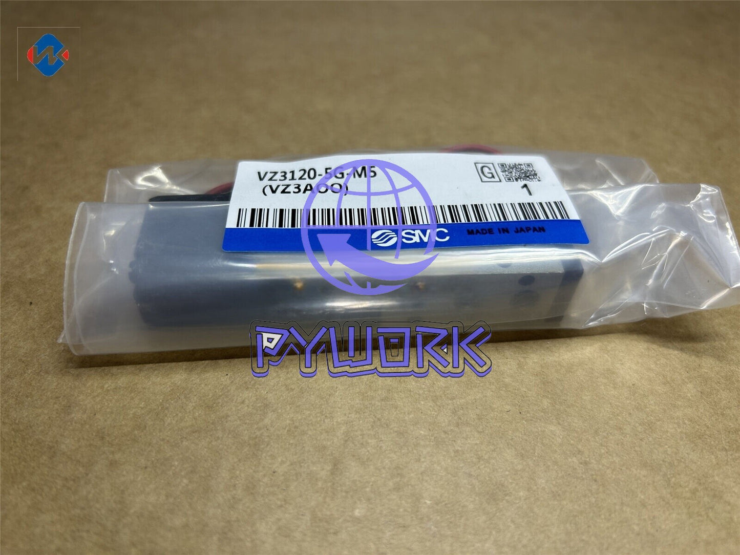 1Pcs SMC VZ3120-5G-M5 Solenoid Valve Free delivery