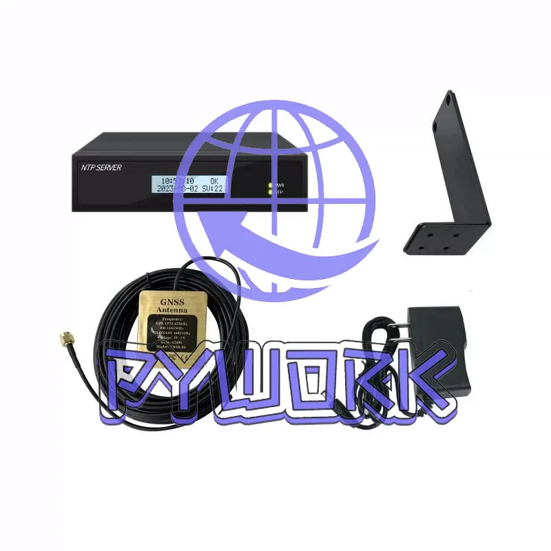 TF-NTP-LITE NTP Server + 10m Antenna Network Time with Screen 2 Network Ports ~