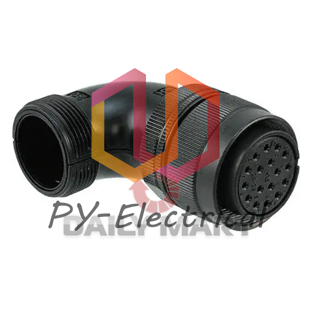 AMPHENOL MS3108B20-29S Circular MIL Right-Angle Connector Plug 17-Pin