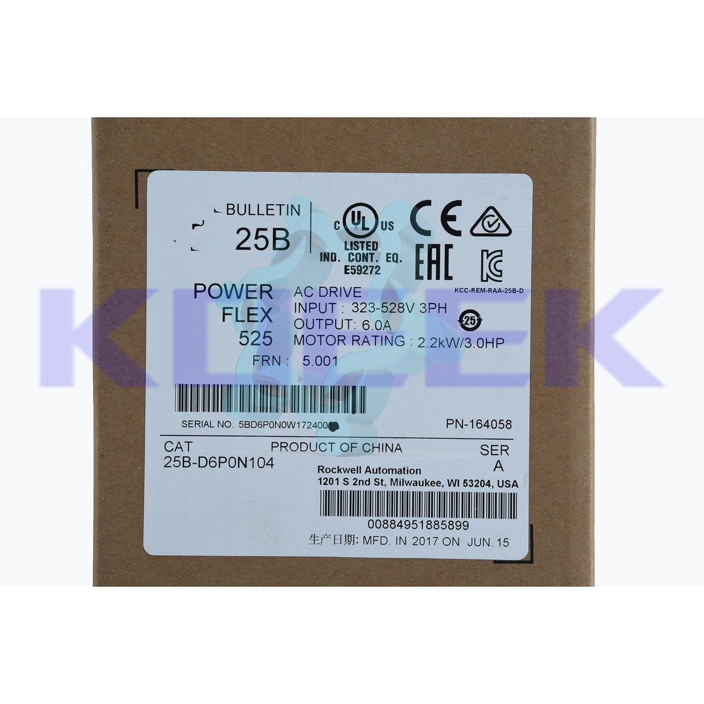 25B-D6P0N104 - ALLEN-BRADLEY