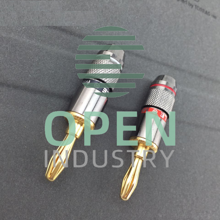 1PAIRS (2pcs) MONSTER GOLD Banana Plug Speaker Connector M85