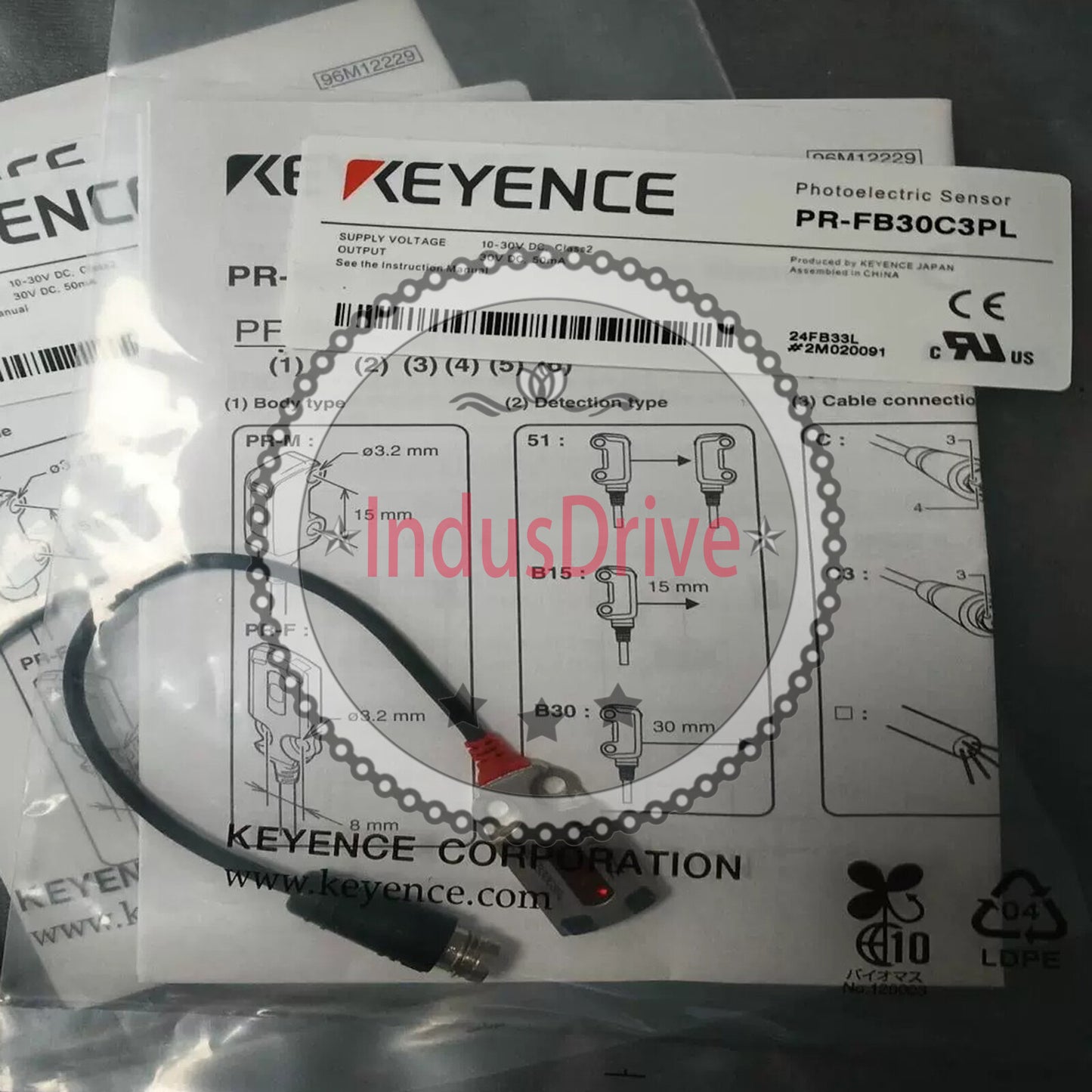 1PC Keyence PR-FB30C3PL Photoelectric Sensor Fast Delivery #YP1