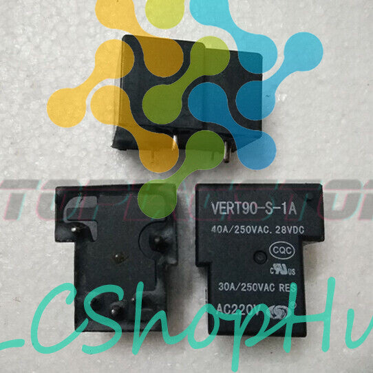 10PCS VERT90-S-1A AC220V Power Relay 4Pin 30A 250VAC~