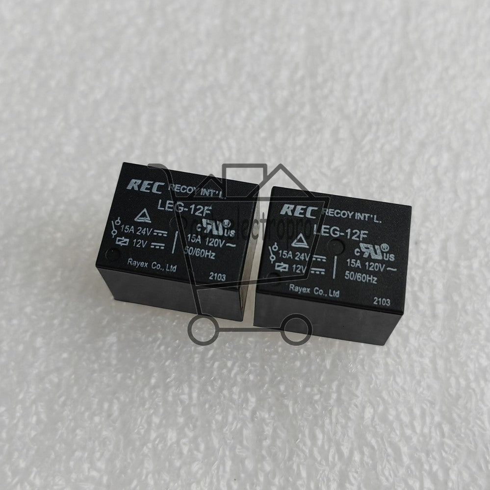 10PCS LEG-12F RAYEX RELAY 12VDC 15A 5PIN