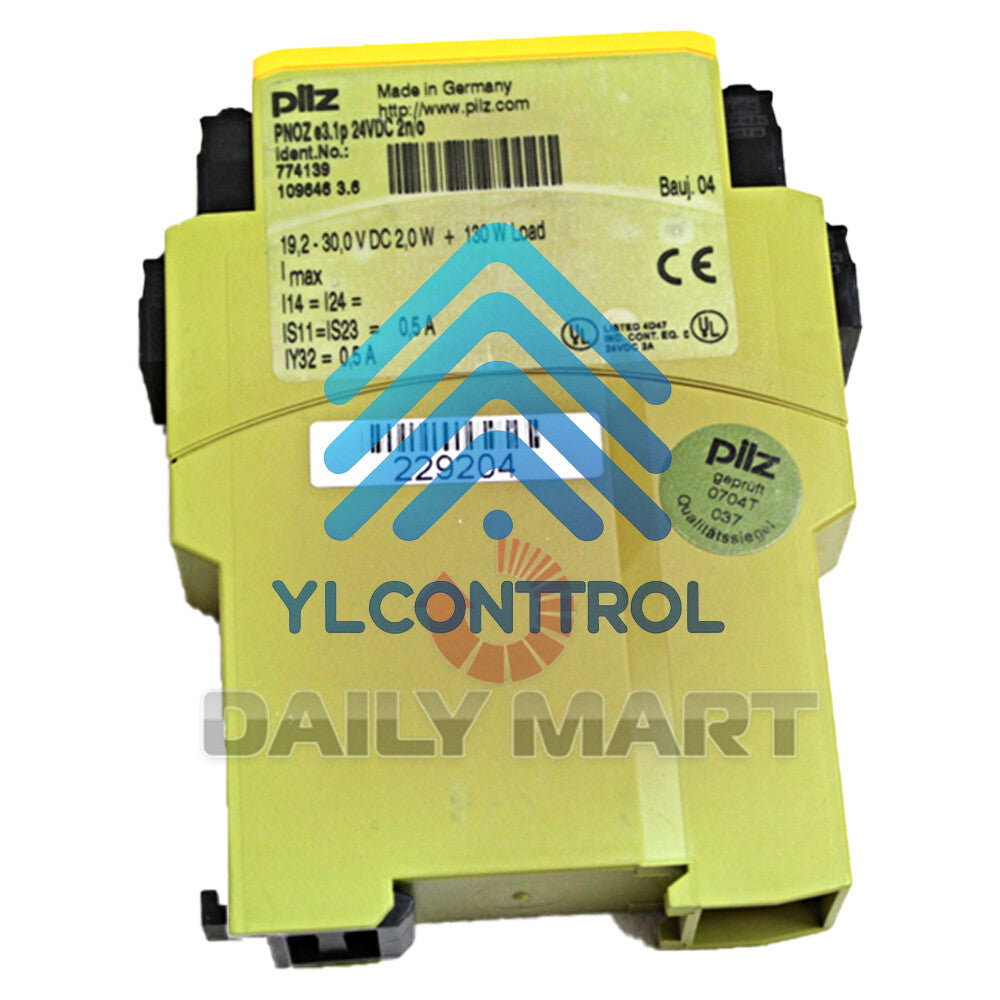PILZ 774139 PNOZ E3.1P Safety Relay 24VDC