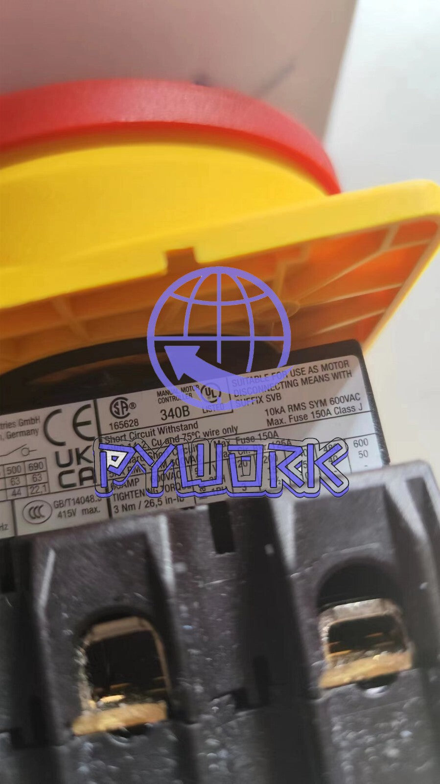 1PCS EATON/MOELLER P3-63 Load isolation switch P3-63/EA/SVB 63A