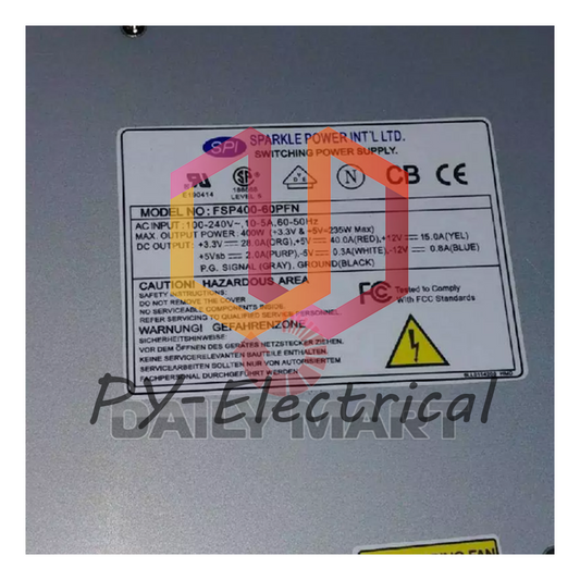 & Tested SPI FSP400-60PFN Industrial Power Supply 400W