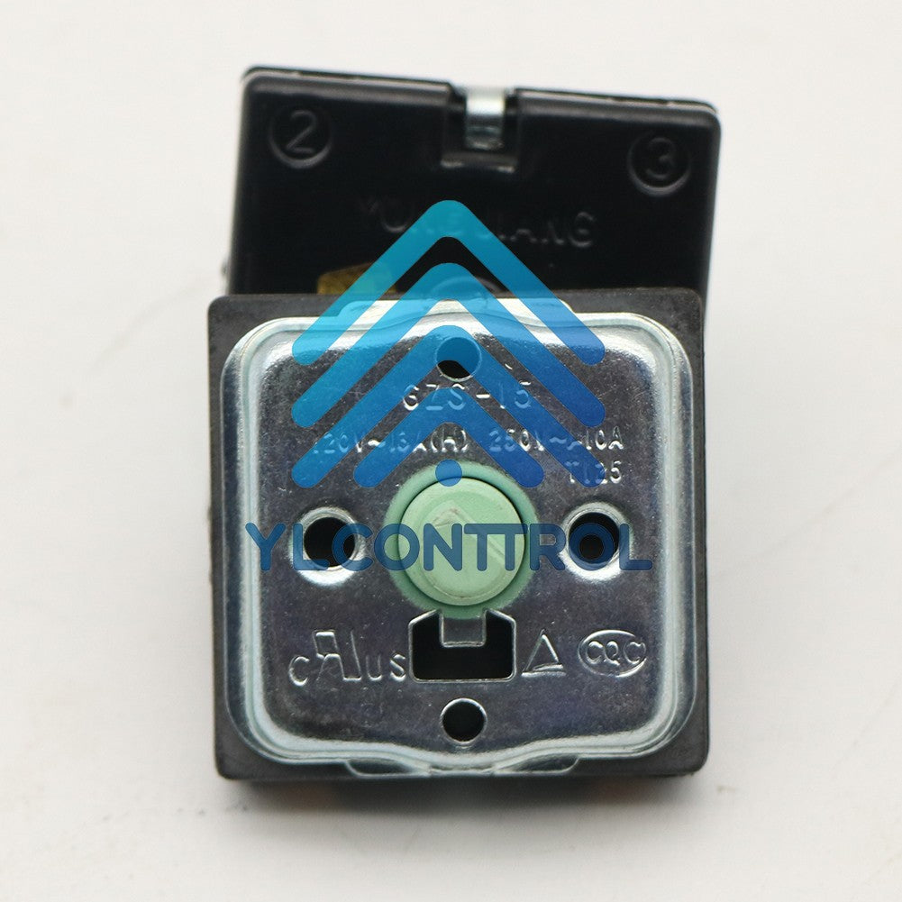 YONG JIANG GZS-15 Electric Heater Rotary Switch 3-gear 120V~13A(H) 250V~u10A 1PC