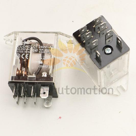 SCL-DPDT-C1 240VAC Songchuan Intermediate Relay 10A 8 Pins 5PCS