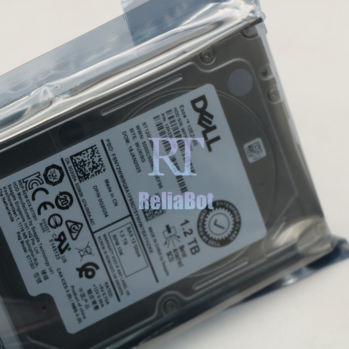 DELL 1.2TB 12Gb/s 2.5" 10K Enterprise Hard Drive ST1200MM0099 HDD 1PCS