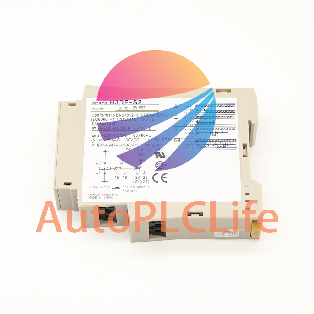 1PCS Omron H3DE-S2 Time Relay H3DES2
