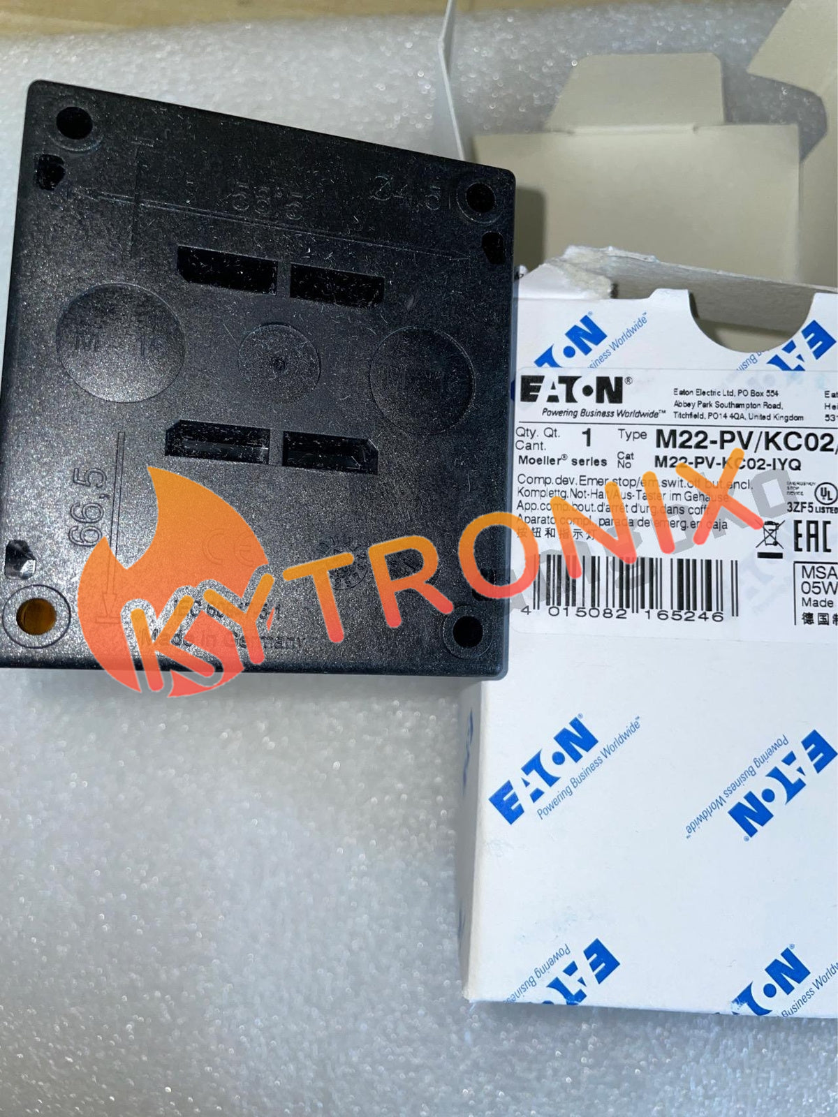 1PCS EATON MOELLER M22-PV/KC02/IY