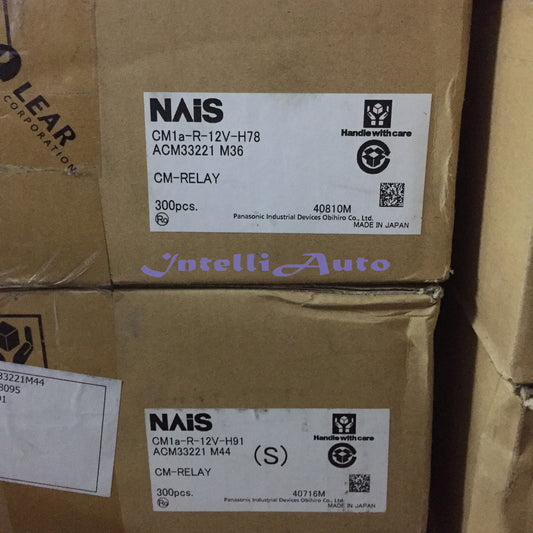 CM1A-R-12V-H78 NAIS ACM33221 M36 12VDC 4 Pins Automotive Relay (SET OF 5)