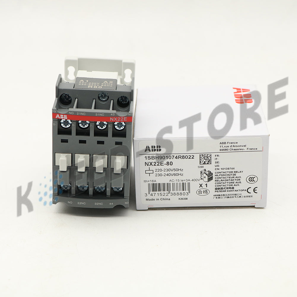 1PCS ABB NX22E-80 Contactor relay 220-230V50Hz/230-240V60Hz 1SBH901074R8022