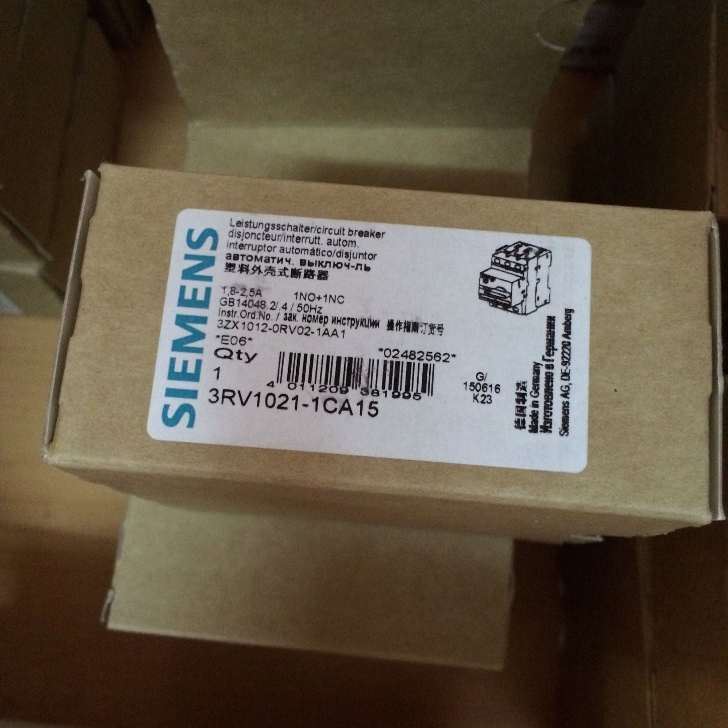 3RV1021-1CA15 - SIEMENS