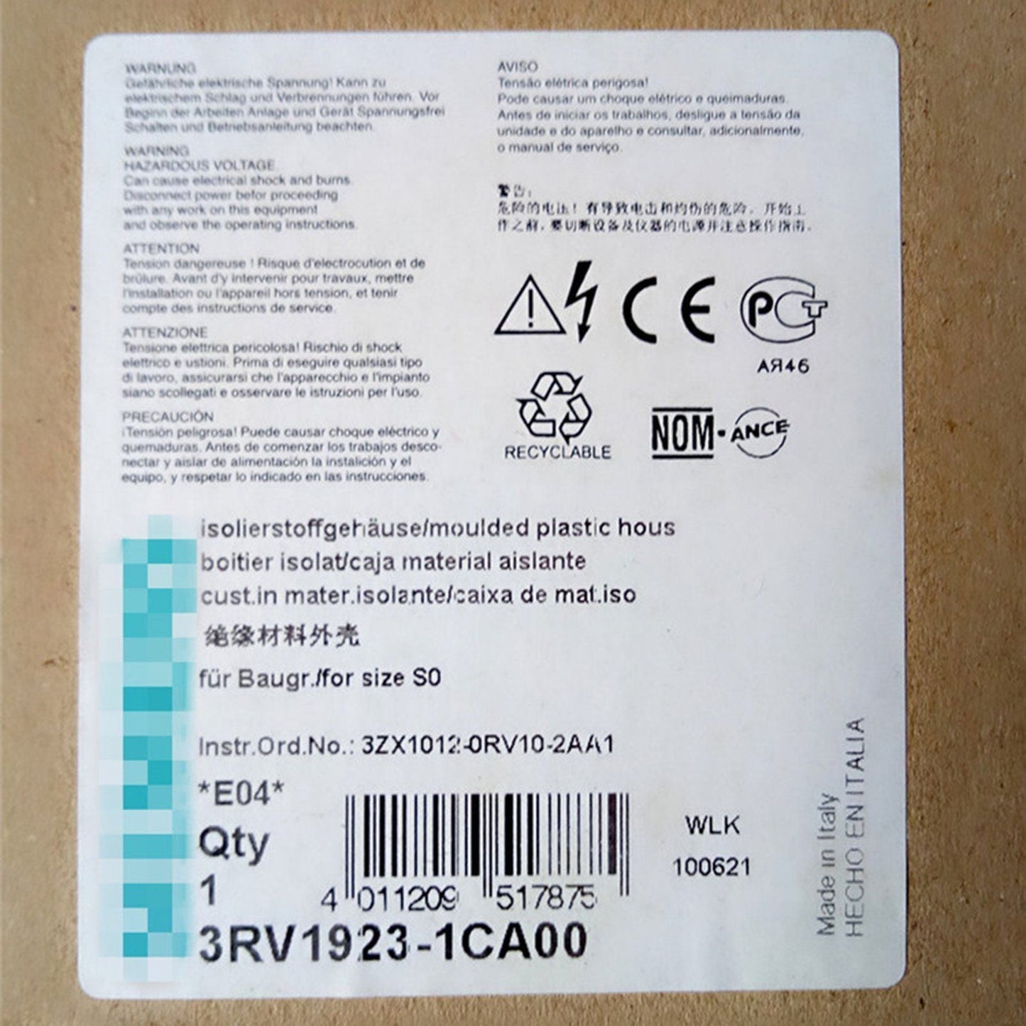 3RV1923-1CA00 - SIEMENS