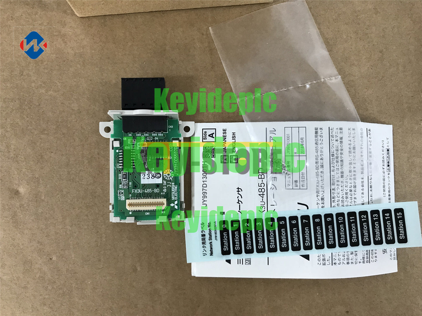 1pcs Mitsubishi PLC FX3U-485-BD FX3U485BD #ke