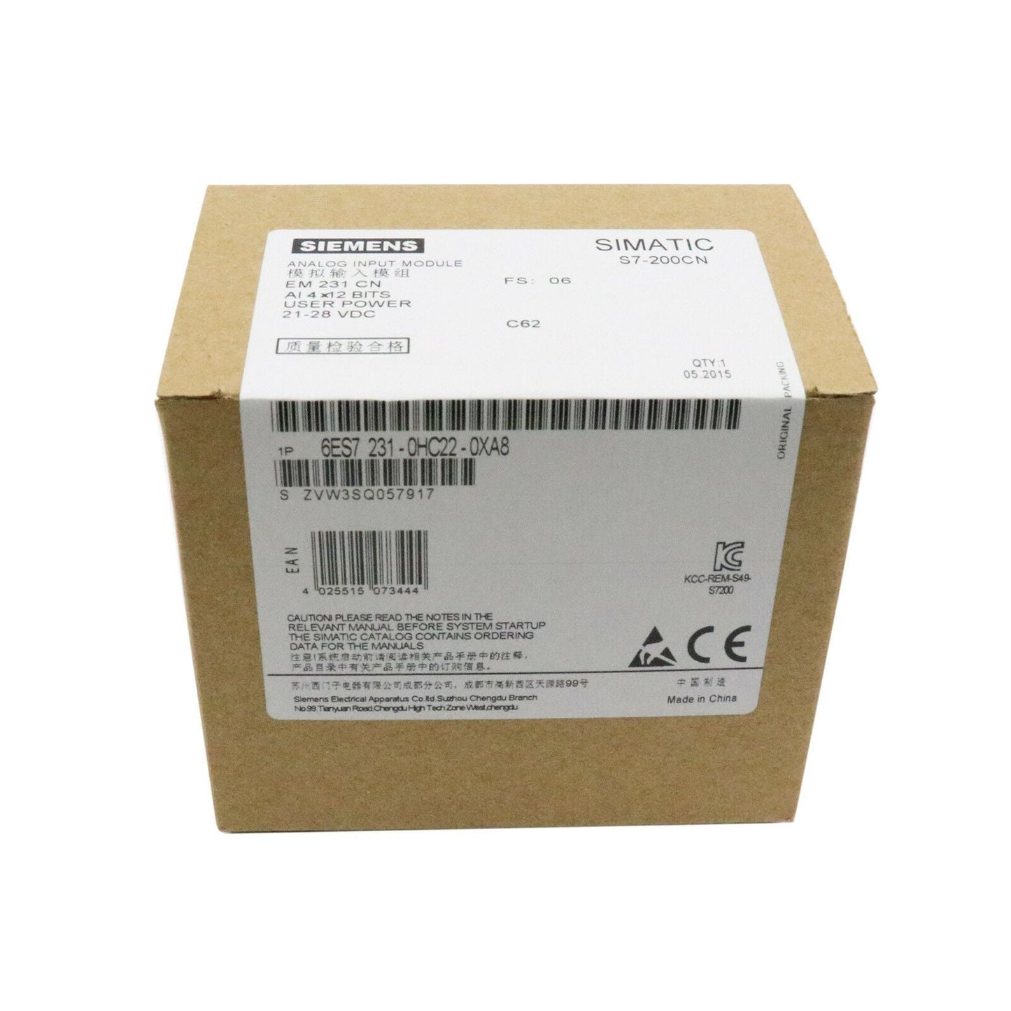 6ES7231-0HC22-0XA8 - SIEMENS
