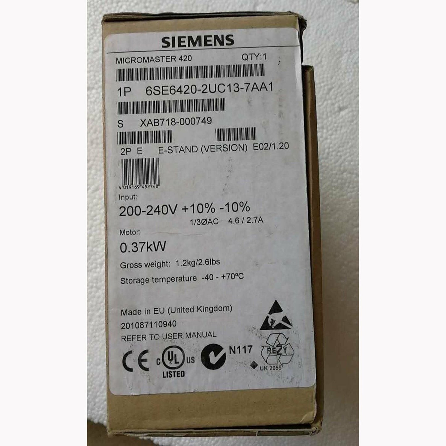 6SE64202UC137AA1 - SIEMENS