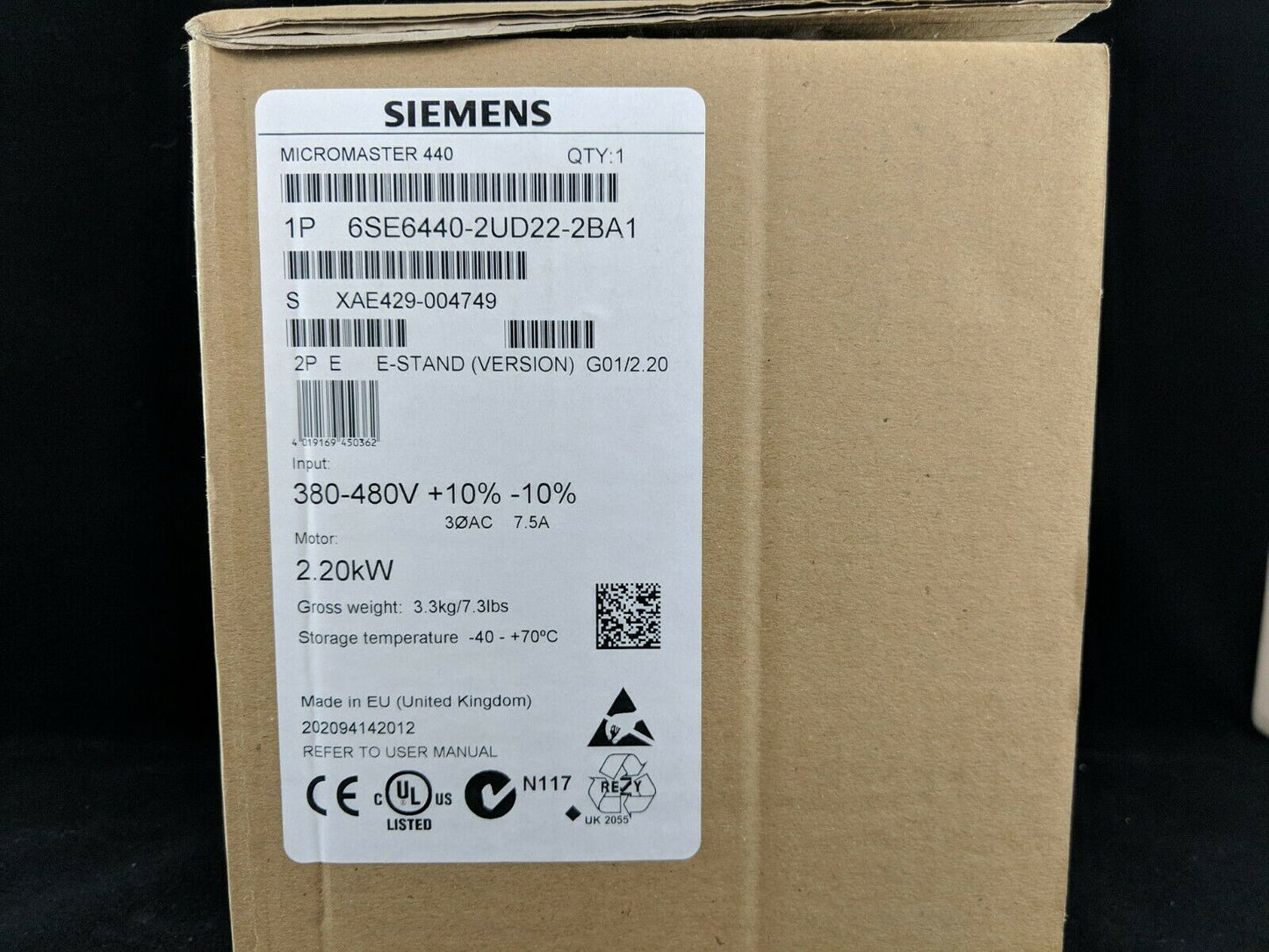 6SE64402UD222BA1 - SIEMENS