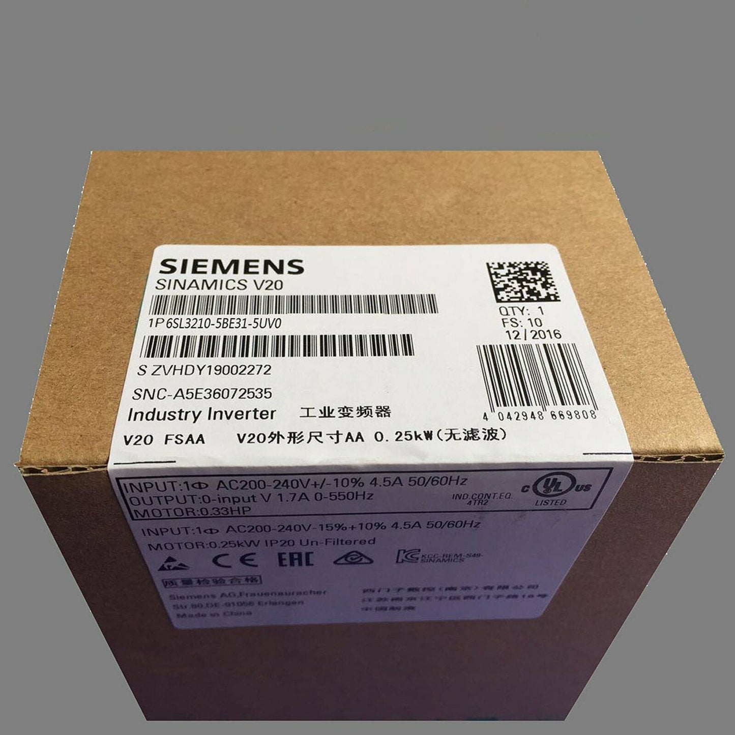 6SL3210-5BE31-5UV0 - SIEMENS