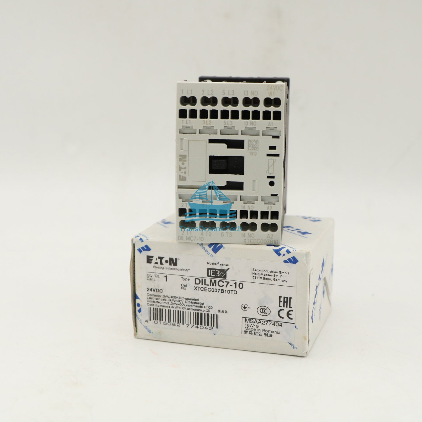 EATON MOELLER Ac Contactor DILMC7-10 24VDC Rapid delivery 1PCS