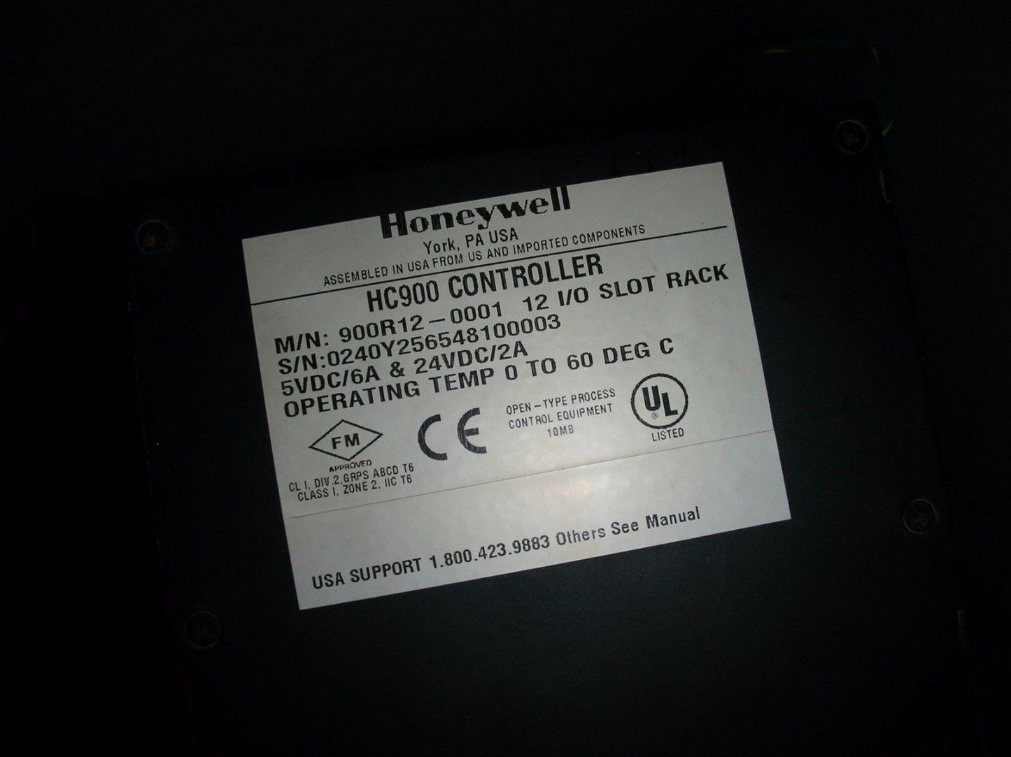 900R12-0001 - Honeywell