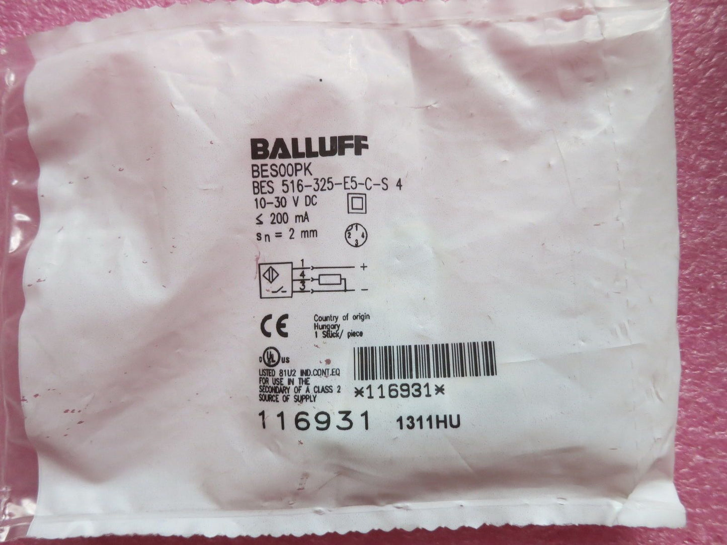 BES516-325-E5-C-S4 - BALLUFF