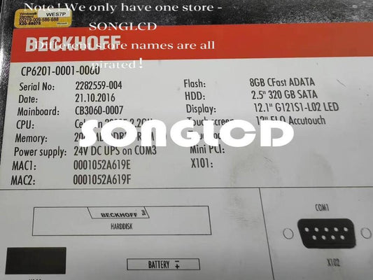 1PCS CP6201-0001-0060 Industrial Component - XXXX BRAND