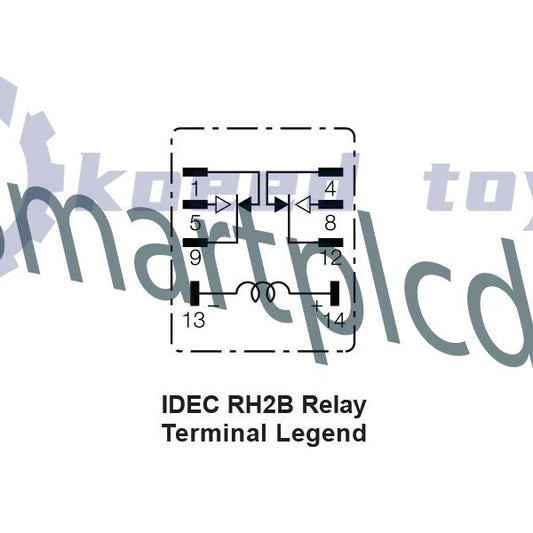 IDEC RH2B-U-DC12V General Purpose Relay, 10A Contacts, DPDT, 1 Box of 10 pieces#