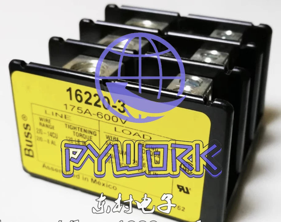 qty1 for Eaton Bussman 16220-3 Power Distribution Block 3 Pole 175A 600V &z