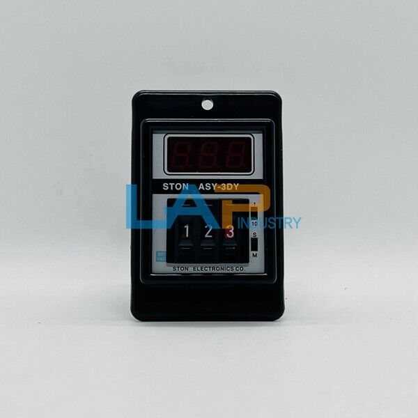 STON Digital Time Relay ASY-3DY AC220V 50/60HZ 99.9S-999M - STON